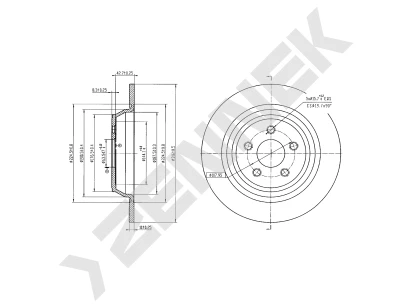 Brake disk DBD1981