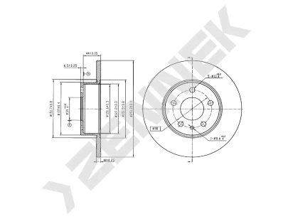 Brake disk DBD0295