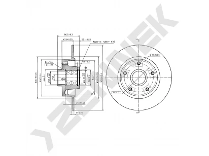 Brake disk DBD0961
