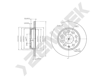 Brake disk DBD1968