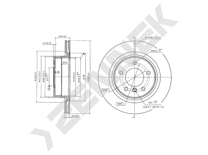 Brake disk DBD1969