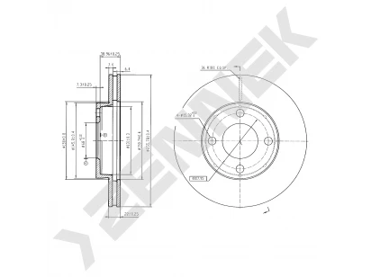 Brake disk DBD0043