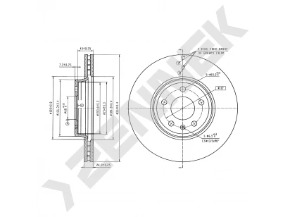 Brake disk DBD0626