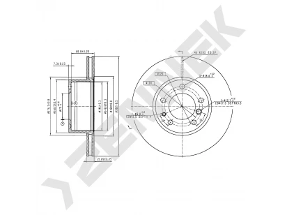 Brake disk DBD0286