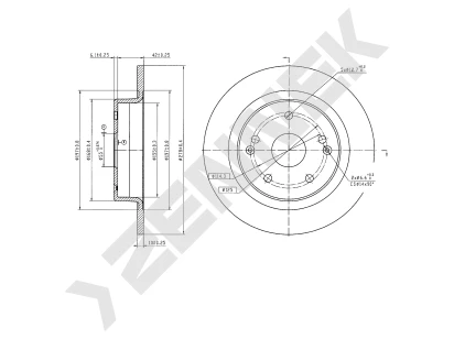 Brake disk DBD1979