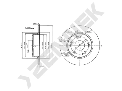 Brake disk DBD0820
