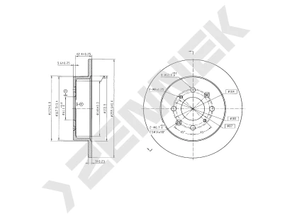 Brake disk DBD1990