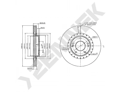 Brake disk DBD0411