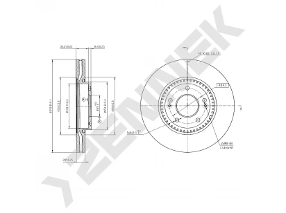 Brake disk DBD0912