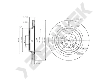 Brake disk DBD1988