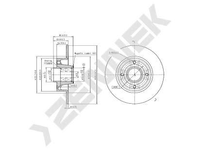 Brake disk DBD0794
