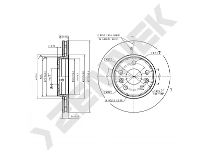 Brake disk DBD0942