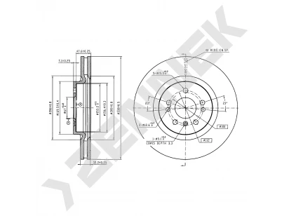 Brake disk DBD0565