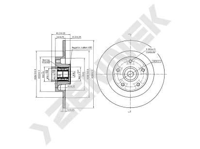 Brake disk DBD0936