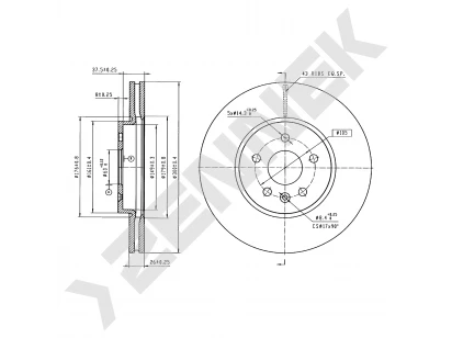 Brake disk DBD1116