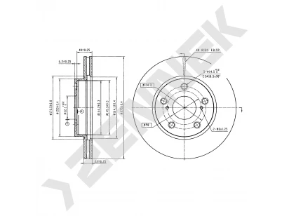 Brake disk DBD0873