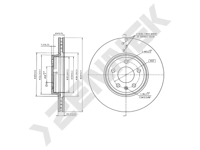 Brake disk DBD0626