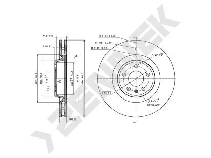 Brake disk DBD1993