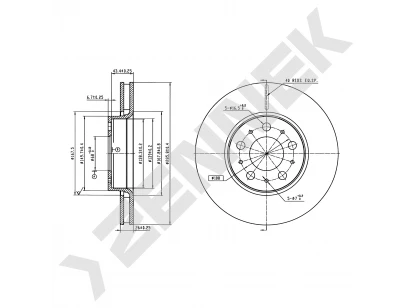 Brake disk DBD0389