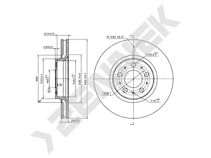 Brake disk DBD0444