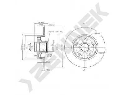 Brake disk DBD0959