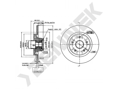 Brake disk DBD1397
