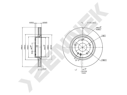 Brake disk DBD1982