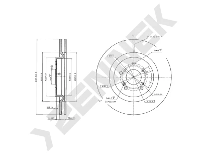 Brake disk DBD1381