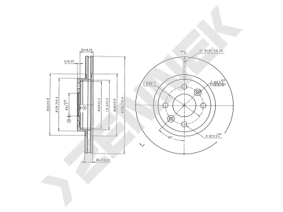 Brake disk DBD1962