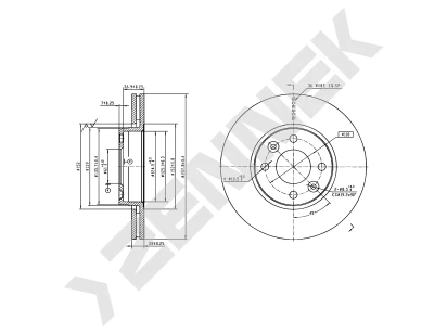 Brake disk DBD0442