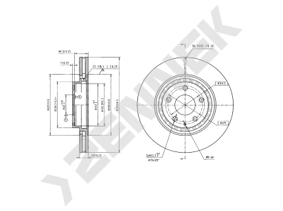 Brake disk DBD1465