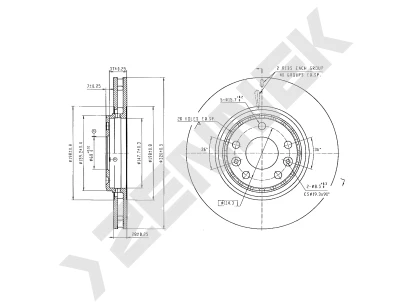 Brake disk DBD1991