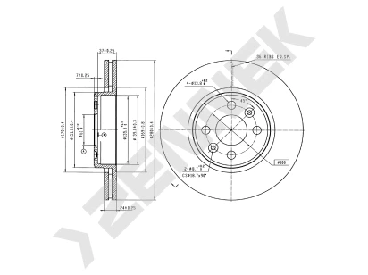Brake disk DBD1961