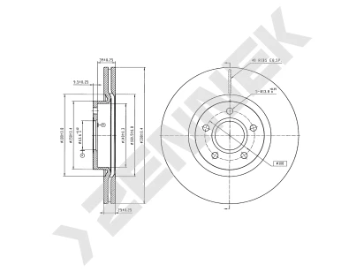 Brake disk DBD1966