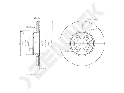 Brake disk DBD0016