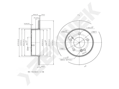 Brake disk DBD0021