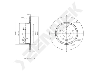 Brake disk DBD0061