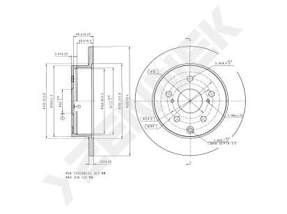 Brake disk DBD0108