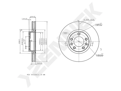 Brake disk DBD0214