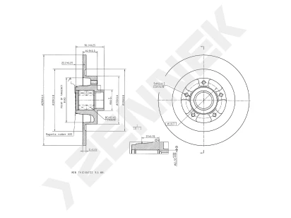 Brake disk DBD0246