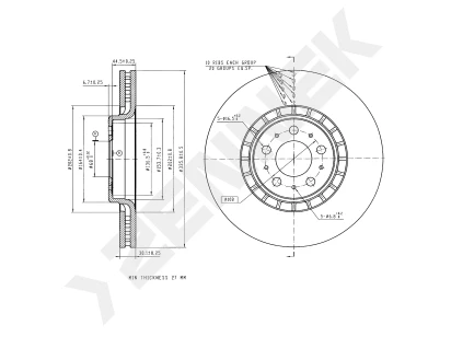 Brake disk DBD0279