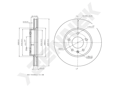 Brake disk DBD0291