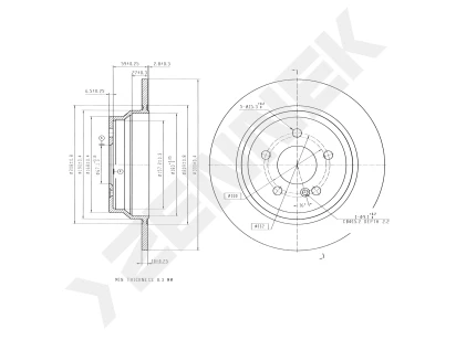 Brake disk DBD0292
