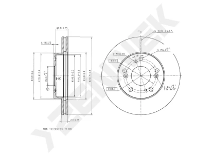 Brake disk DBD0309