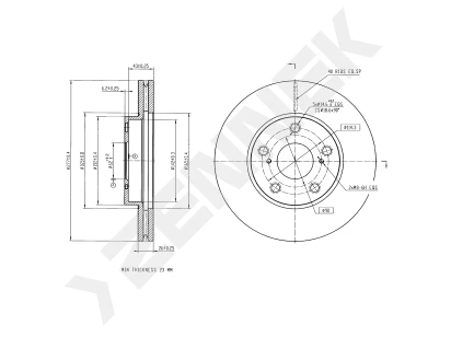 Brake disk DBD0311