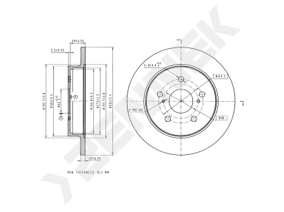 Brake disk DBD0312