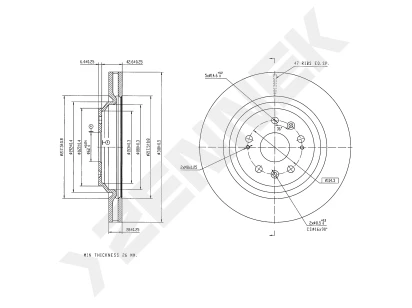 Brake disk DBD0313
