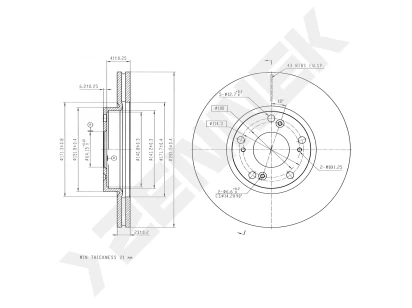 Brake disk DBD0315