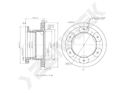 Brake disk DBD0316