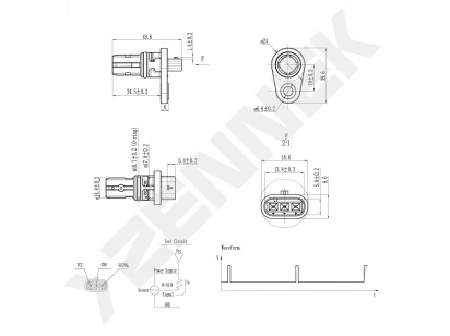 Сrankshaft position sensor DCS0415